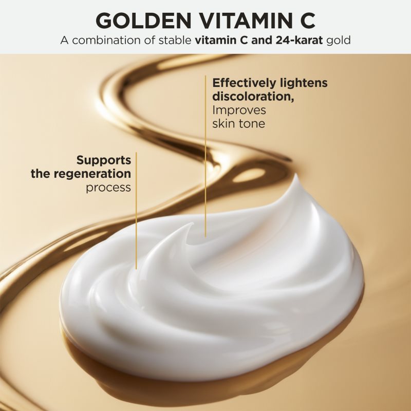 Eveline Cosmetics 24k Gold & Caviar 24K Gold Vitamin C straffende Creme für den Augenbereich 15 ml (Bild 6)