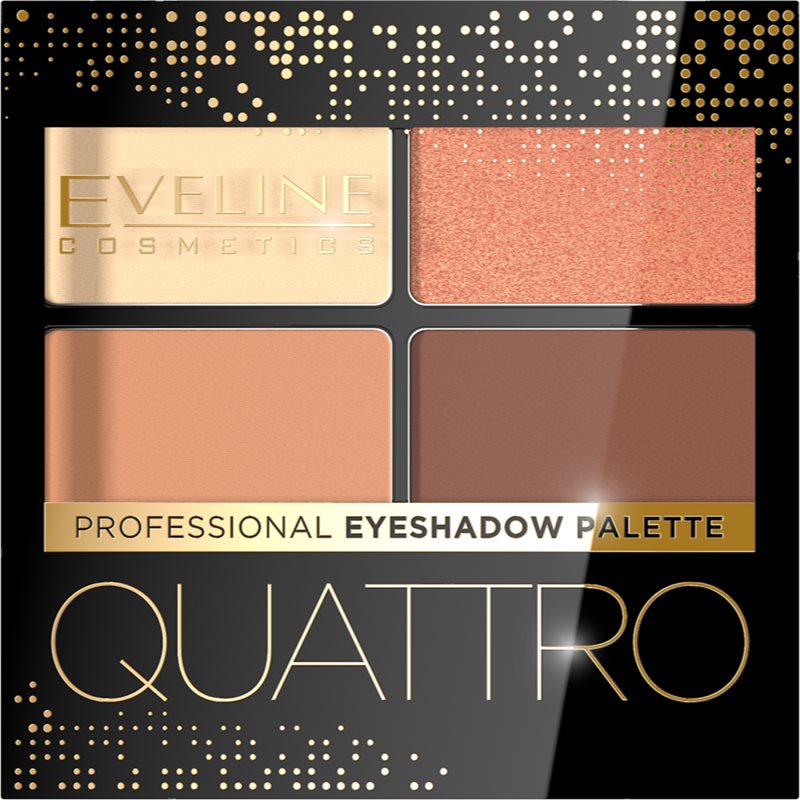 Eveline Cosmetics Quattro палетка тіней для очей відтінок 01 3,2 гр