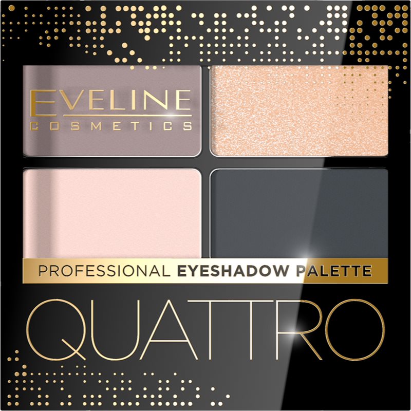 Eveline Cosmetics Quattro paletă cu farduri de ochi culoare 02 3,2 g
