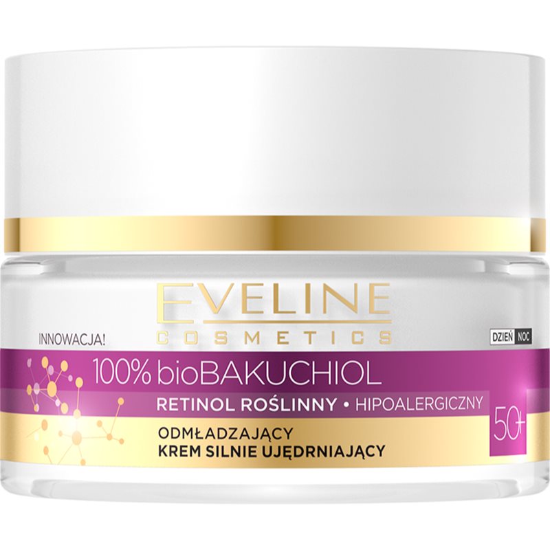 Eveline Cosmetics Bio Bakuchiol denní i noční protivráskový krém 50+ 50 ml
