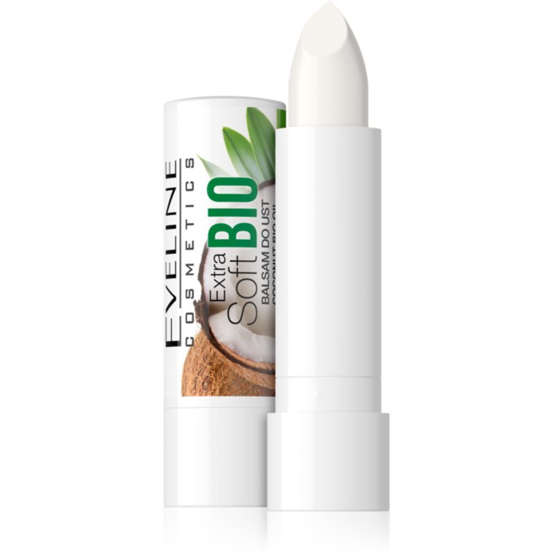 Photos - Lipstick & Lip Gloss Eveline Cosmetics Extra Soft Bio Coconut поживний бальзам для губ 4 гр 