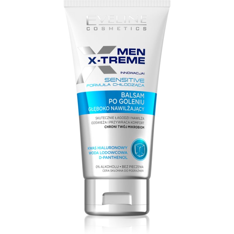 Eveline Cosmetics Men X-Treme Sensitive зволожуючий бальзам після гоління для чутливої шкіри 150 мл