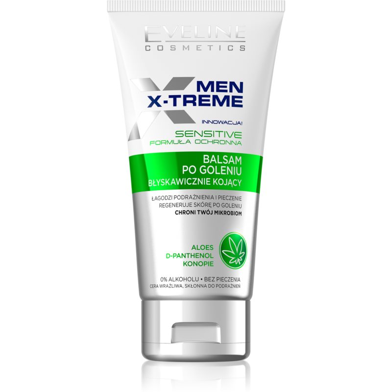 Eveline Cosmetics Men X-Treme Sensitive upokojujúci balzam po holení pre citlivú pokožku 150 ml