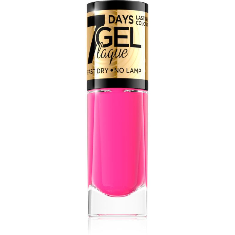 Eveline Cosmetics 7 Days Gel Laque Nail Enamel Gel Nail Polish Without UV/LED Sealing Shade 48 8 Ml