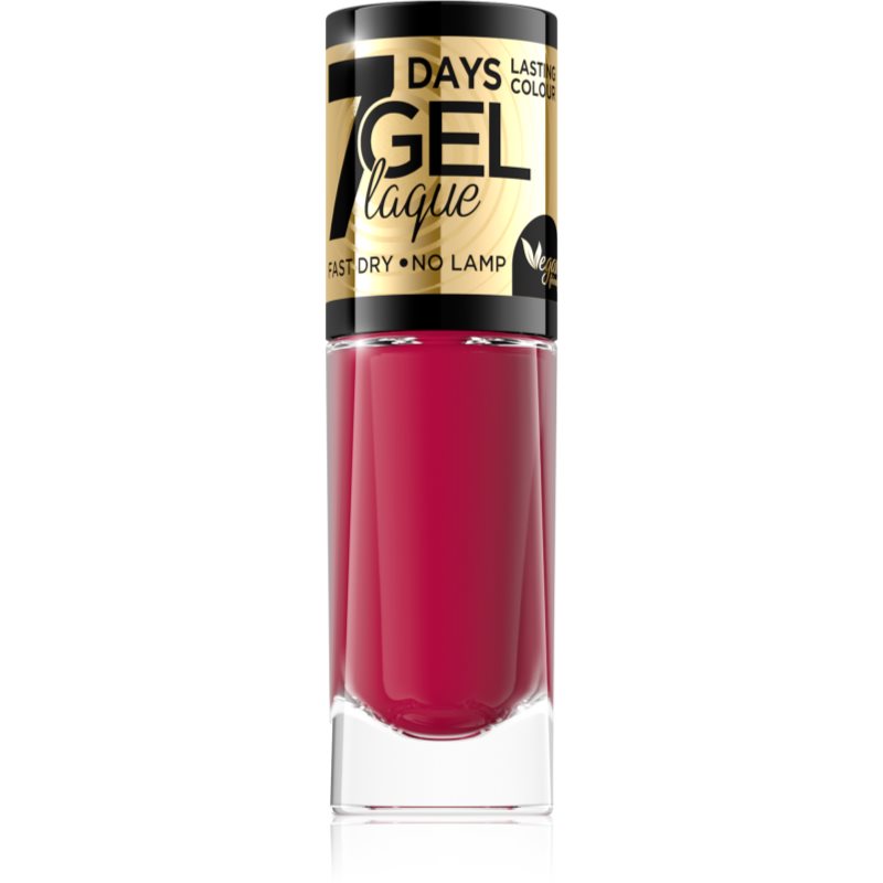 Eveline Cosmetics 7 Days Gel Laque Nail Enamel Gel Nail Polish Without UV/LED Sealing Shade 49 8 Ml