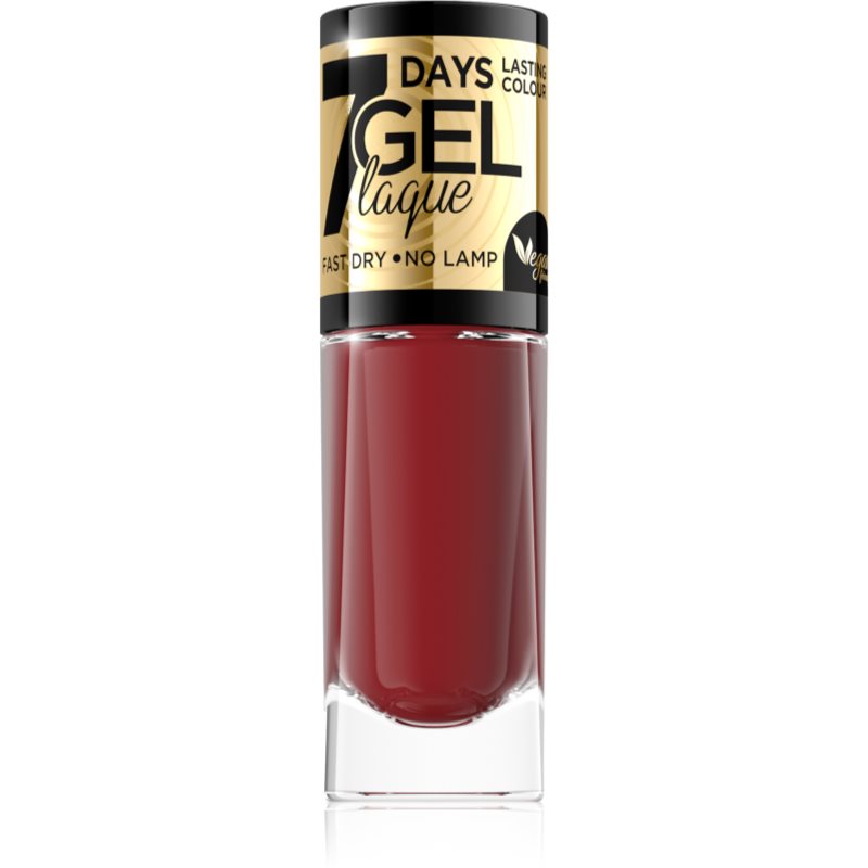 Eveline Cosmetics 7 Days Gel Laque Nail Enamel gel nail polish without UV/LED sealing shade 55 8 ml
