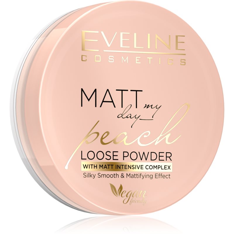E-shop Eveline Cosmetics Matt My Day fixační pudr s matným efektem odstín Peach 6 g