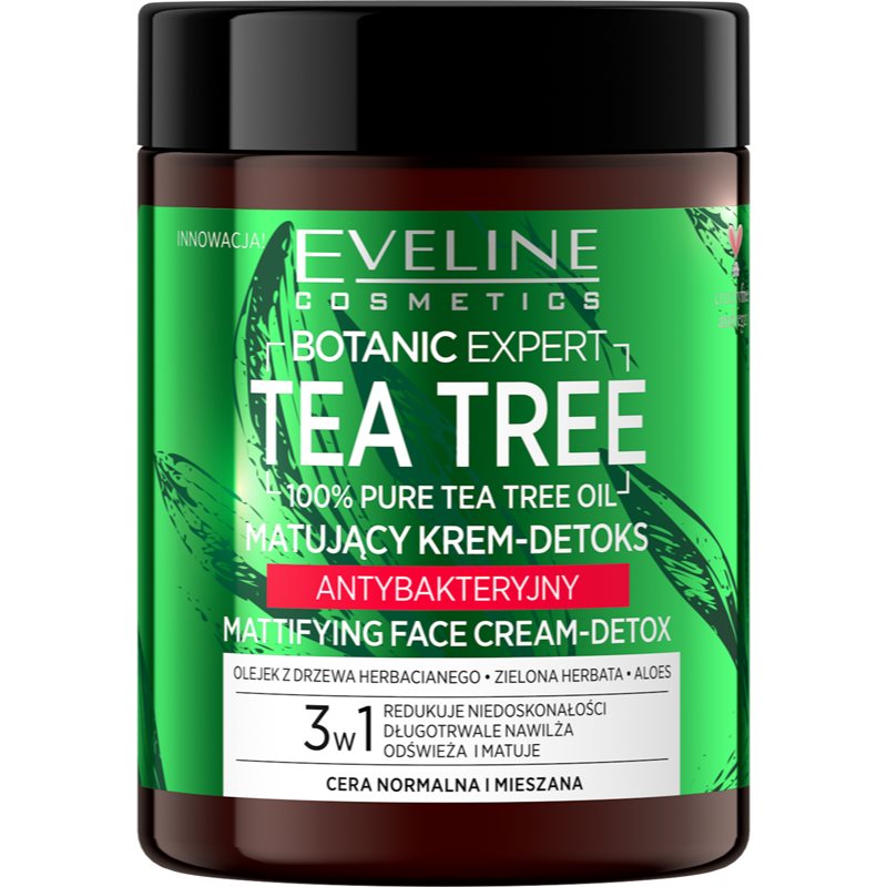 Eveline Cosmetics Botanic Expert matující krém s detoxikačním účinkem 100 ml