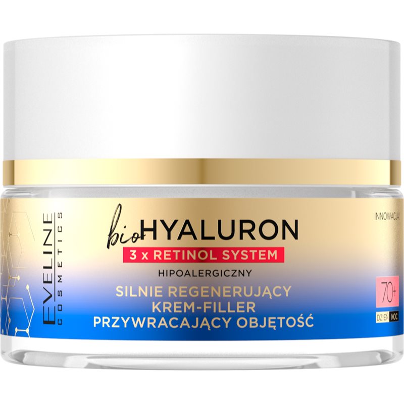 Eveline Cosmetics Bio Hyaluron 3x Retinol System Intensive Regenerating Cream 70+ 50 Ml