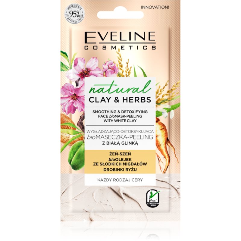 

Eveline Cosmetics Natural Clay & Herbs детоксикаційна маска з глиною