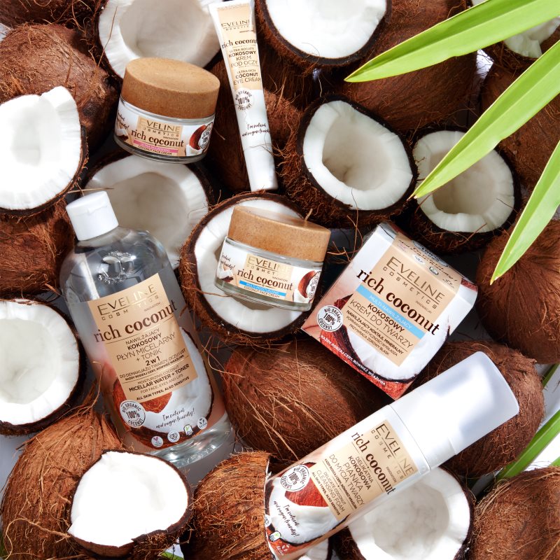 Eveline Cosmetics Rich Coconut Gentle Cleansing Foam With Probiotics 150 Ml