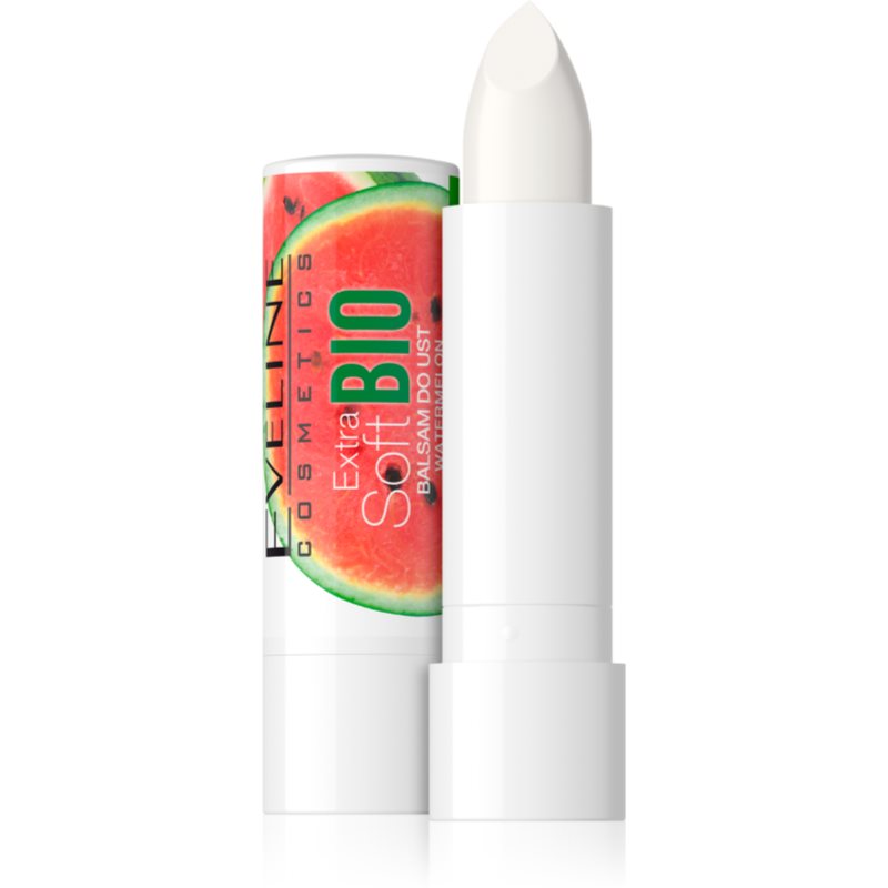 Eveline Cosmetics Extra Soft Bio Watermelon інтенсивний зволожуючий бальзам для губ 4 гр
