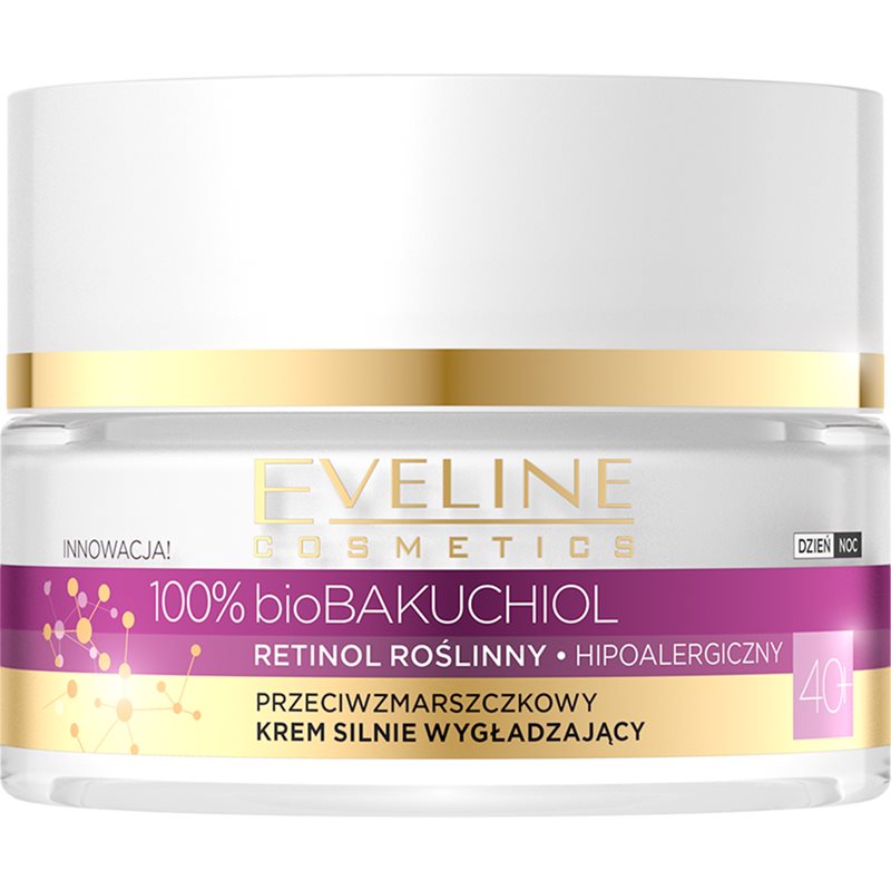 Eveline Cosmetics Bio Bakuchiol dnevna in nočna krema proti gubam 40+ 50 ml