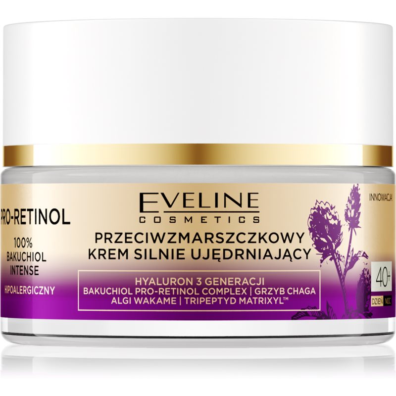 Eveline Cosmetics Pro-Retinol 100% Bakuchiol Intense regeneračný krém s vyhladzujúcim účinkom 40+ 50 ml