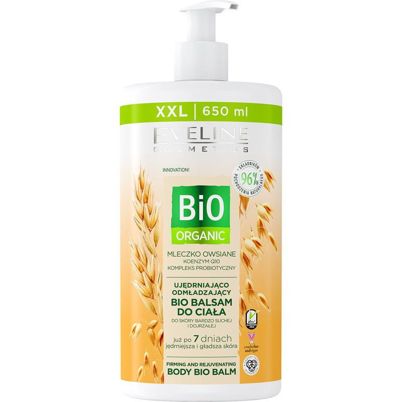 Eveline Cosmetics Bio Organic vyživující tělový balzám pro velmi suchou pokožku 650 ml
