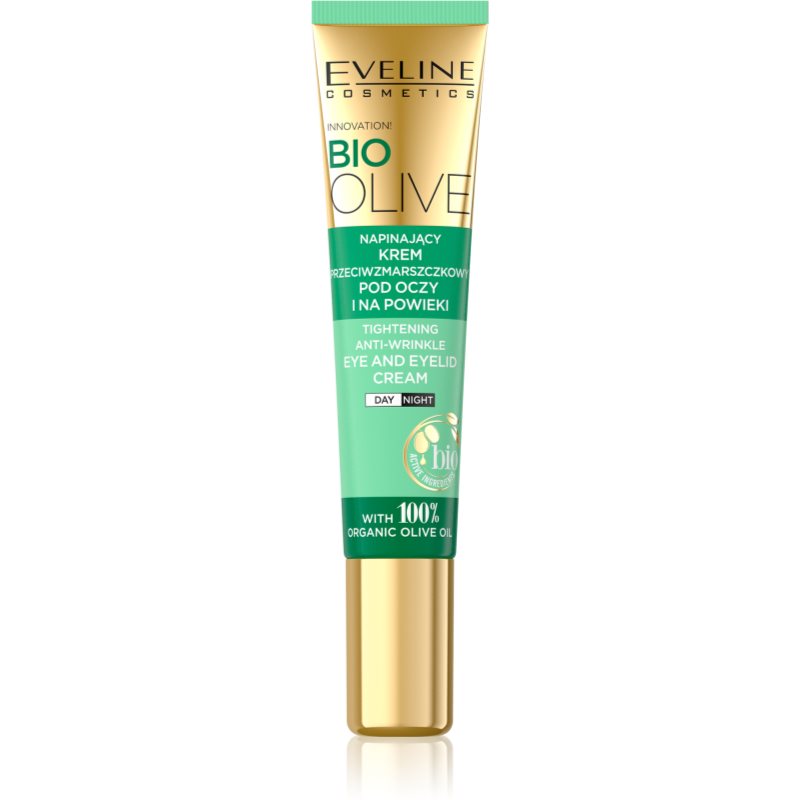 

Eveline Cosmetics Bio Olive крем для шкіри навколо очей для зменшення набряків та темних кіл з оливковою олією