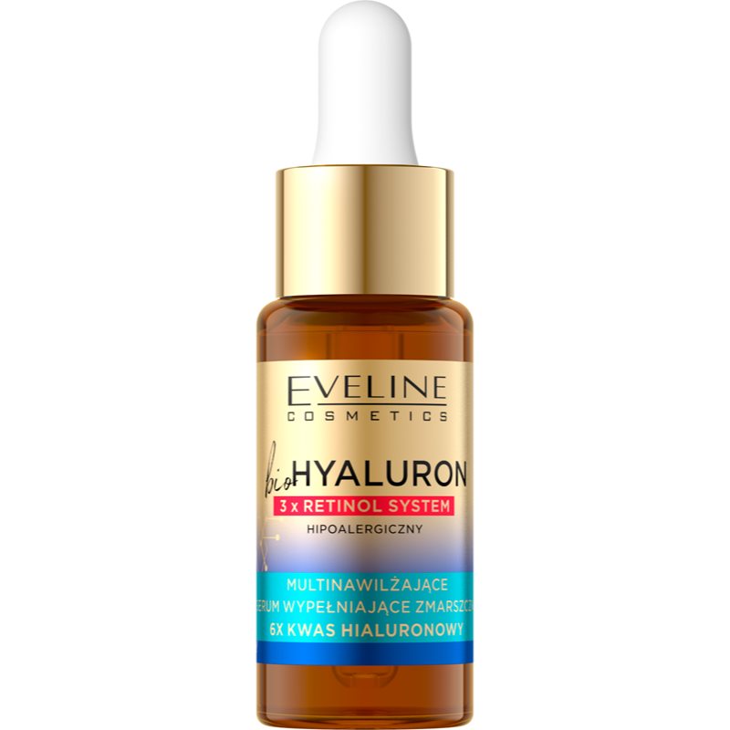 Eveline Cosmetics Bio Hyaluron 3x Retinol System anti-wrinkle filler serum 18 ml