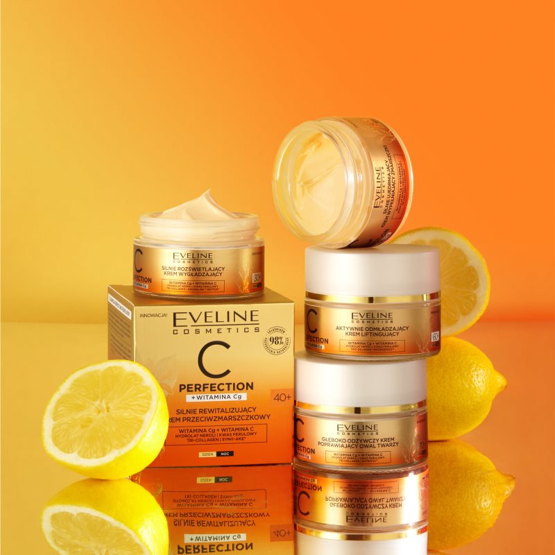 Eveline Cosmetics C Perfection денний та нічний крем з ліфтінговим ефектом з вітаміном С 60+ 50 мл