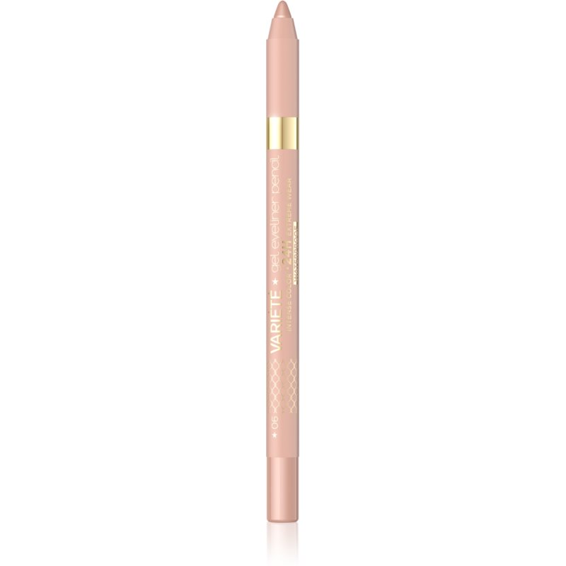 Eveline Cosmetics Variété vodeodolná gélová ceruzka na oči odtieň 06 Sparkling Wine 1 ks