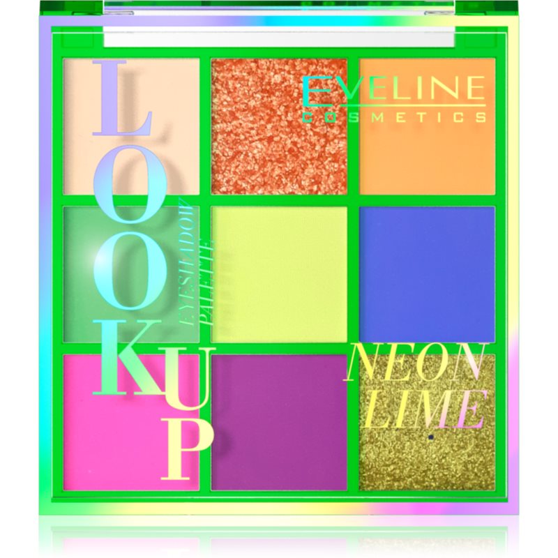 Eveline Cosmetics Look Up Neon Lime paletka očných tieňov 10,8 g