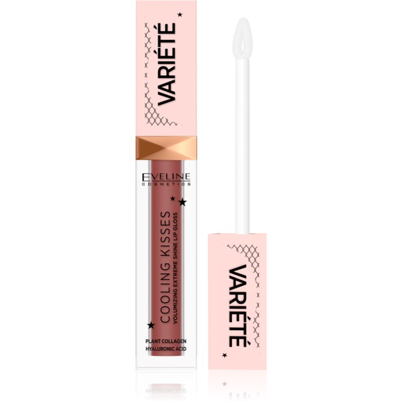 Eveline Cosmetics Variété Cooling Kisses Hydrating Lip Gloss With Cooling Effect Shade 04 Candy Girl 6,8 Ml