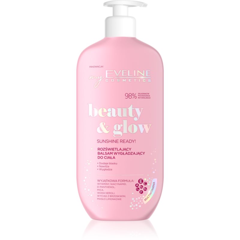 E-shop Eveline Cosmetics Beauty & Glow Sunshine Ready! vyhlazující tělové mléko 350 ml