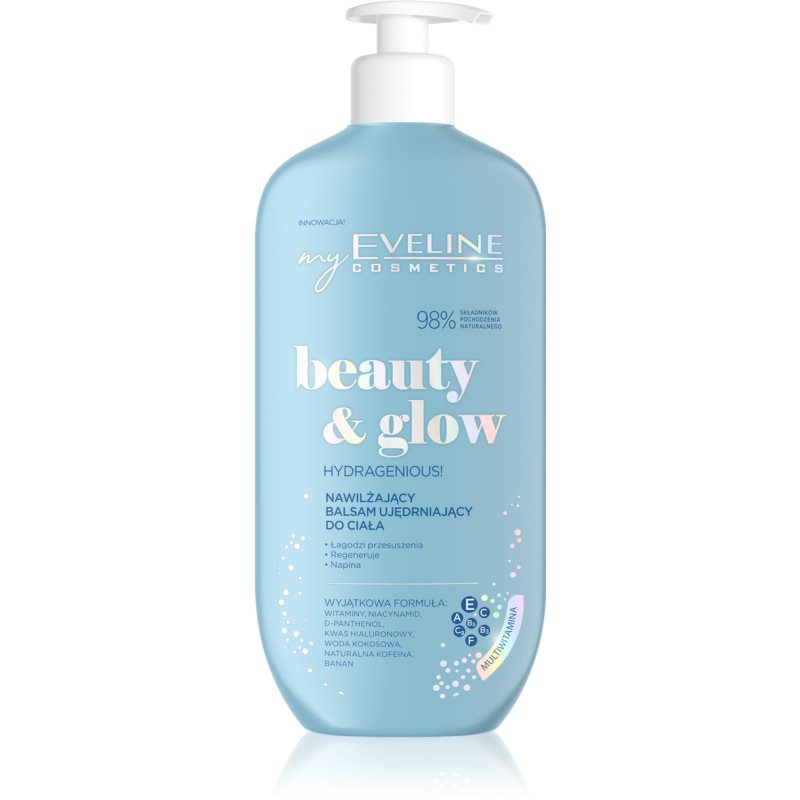 Eveline Cosmetics Beauty & Glow Hydragenious! hydratačné a spevňujúce telové mlieko 350 ml