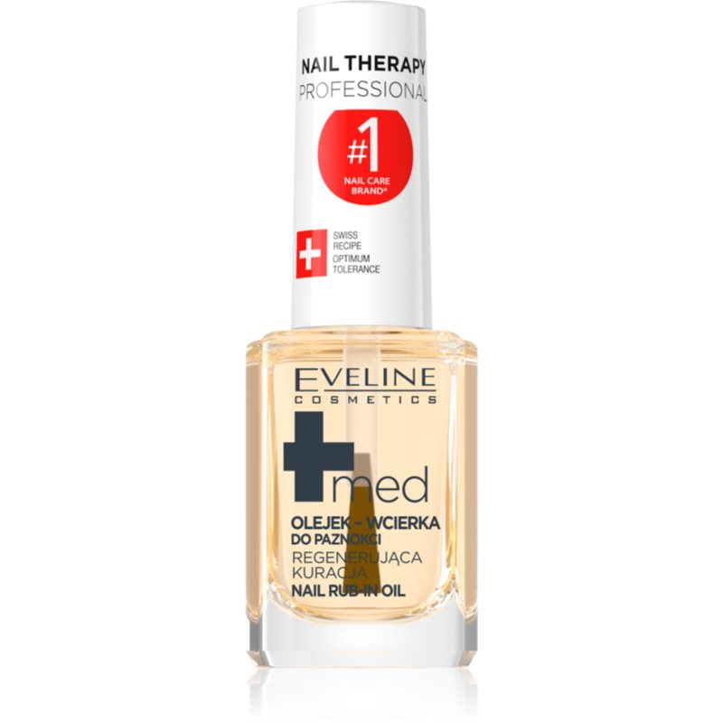 Eveline Cosmetics Nail Therapy Med+ vyživujúci olej na nechty 12 ml
