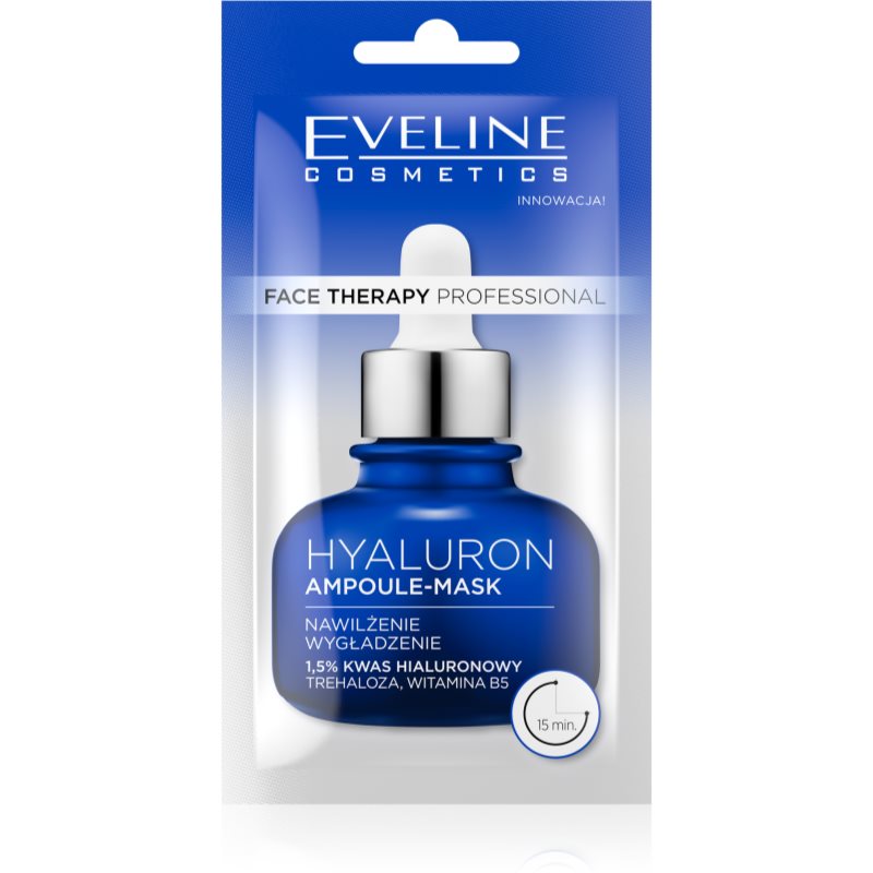 Eveline Cosmetics Face Therapy Hyaluron Cream Mask With Moisturising Effect 8 Ml