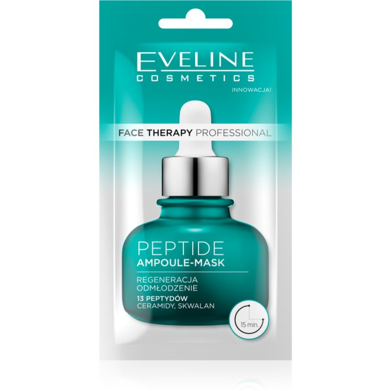 Eveline Cosmetics Face Therapy Peptide Cream Mask For Skin Regeneration And Renewal 8 Ml
