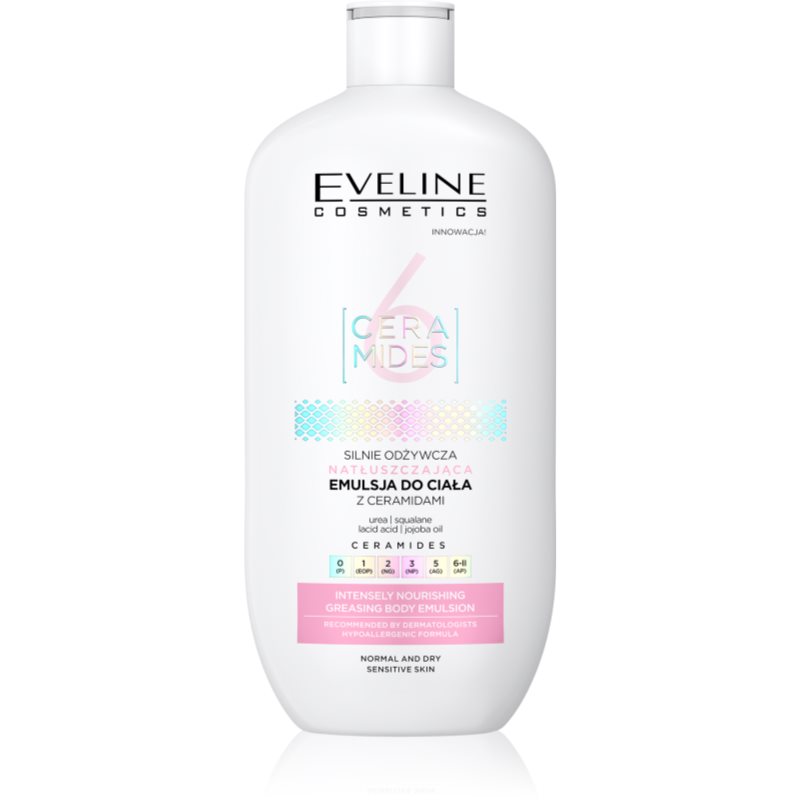 Eveline Cosmetics 6 Ceramides emulsie pentru corp pentru piele normala si uscata 350 ml