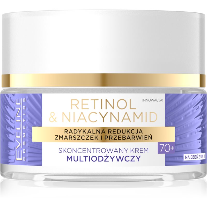 Eveline Cosmetics Retinol & Niacynamid nährende Tagescreme 70+ SPF 20 50 ml