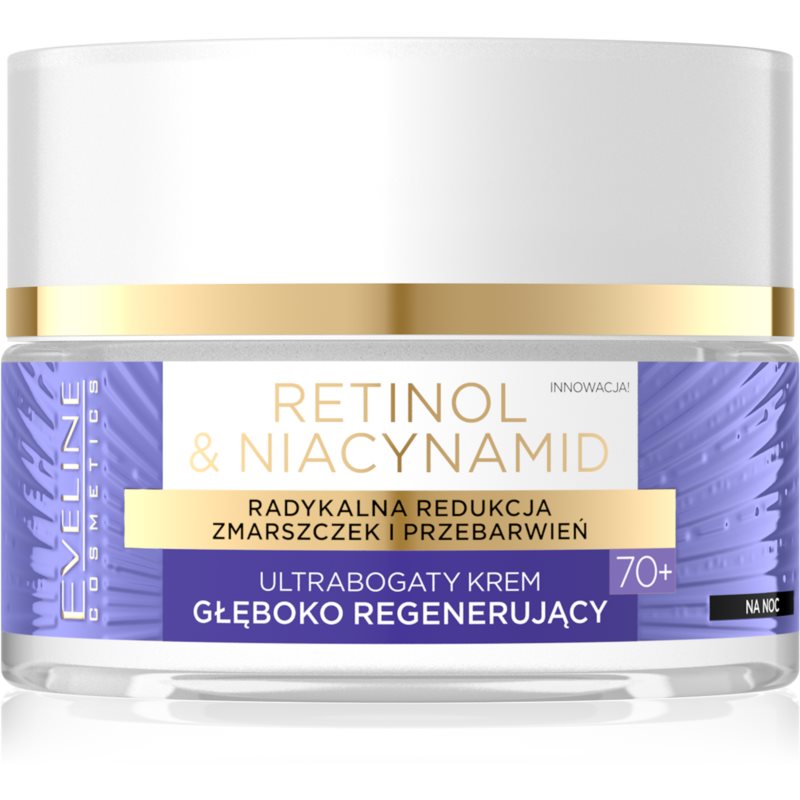 Eveline Cosmetics Retinol & Niacynamid Deep Regeneration Night Cream 70+ 50 Ml