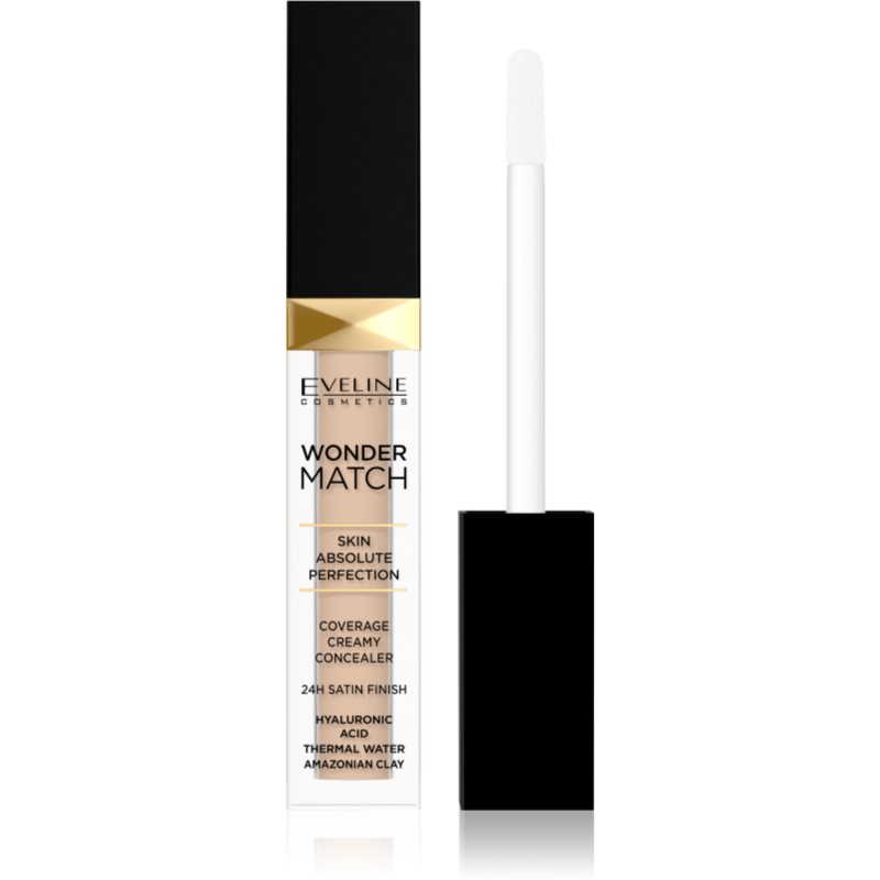 Eveline Cosmetics Wonder Match Creamy Camouflage Concealer 24 h Shade 25 Sand Nude 7 ml
