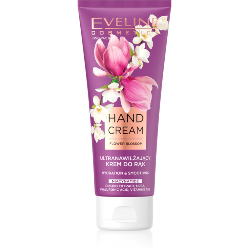 Eveline Cosmetics Flower Blossom mélyen hidratáló krém kézre 75 ml