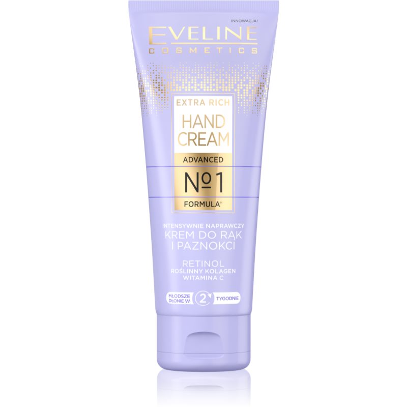 Eveline Cosmetics Extra Rich No 1. Intensive Regenerating Cream For Hands And Nails 75 Ml