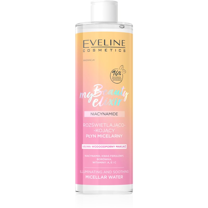 Eveline Cosmetics My Beauty Elixir Peach Matt upokojujúca micerálna voda 400 ml