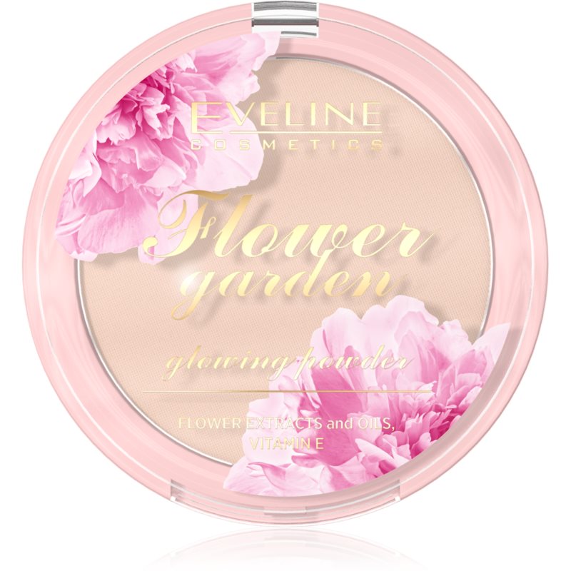 Zdjęcia - Puder i róż Eveline Cosmetics Flower Garden puder rozjaśniający 8 g 