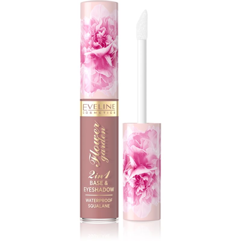 Eveline Cosmetics Flower Garden tekuté oční stíny 2 v 1 odstín 02 6,5 ml