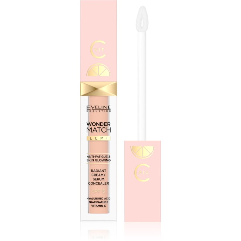 Eveline Cosmetics Wonder Match Lumi Illuminating Concealer SPF 20 Shade 10 Vanilla 6,8 Ml