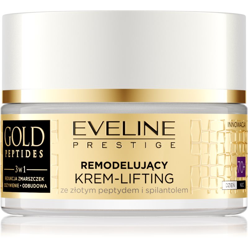 Eveline Cosmetics Gold Peptides ліфтинговий крем для зрілої шкіри 70+ 50 мл