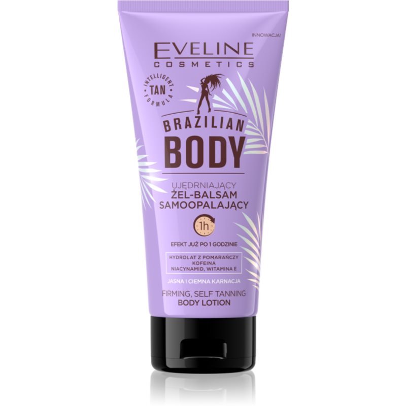 E-shop Eveline Cosmetics Brazilian Body samoopalovací gel se zpevňujícím účinkem 150 ml