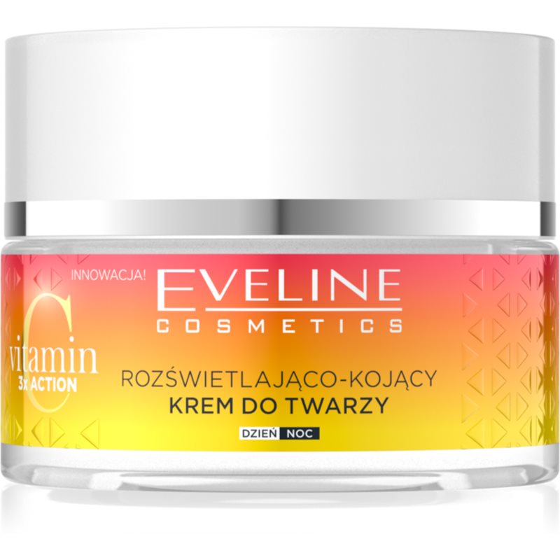 Eveline Cosmetics Vitamin C 3x Action роз'яснюючий крем має заспокійливі властивості 50 мл