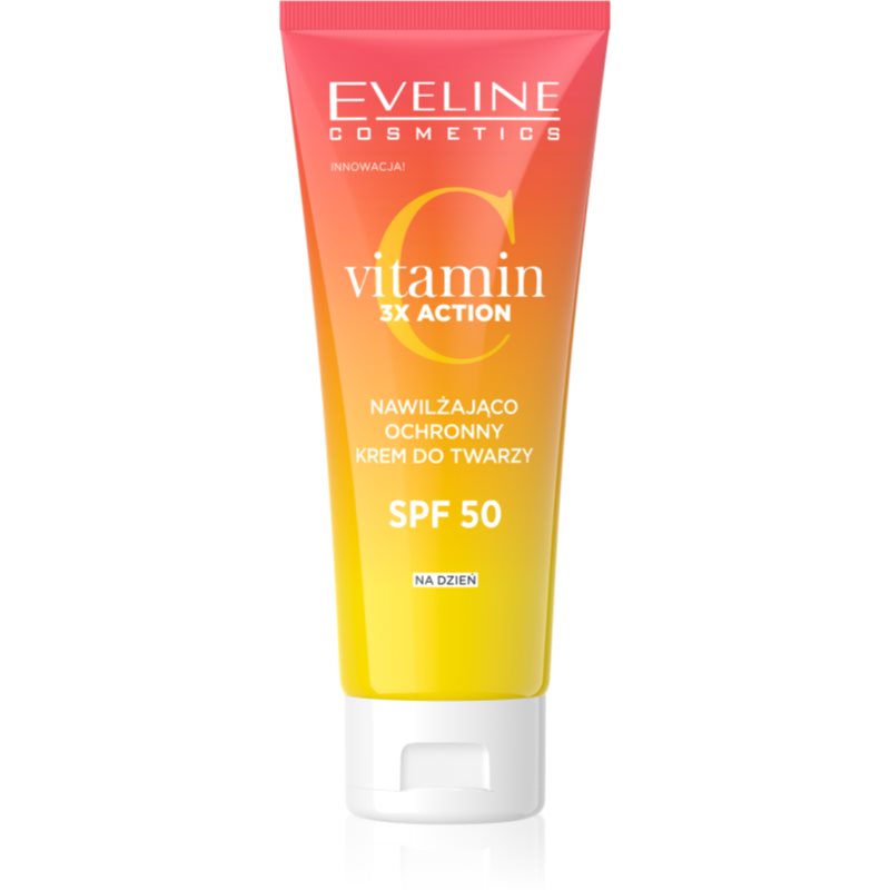 Eveline Cosmetics Vitamin C 3x Action зволожуючий денний крем SPF 50 30 мл