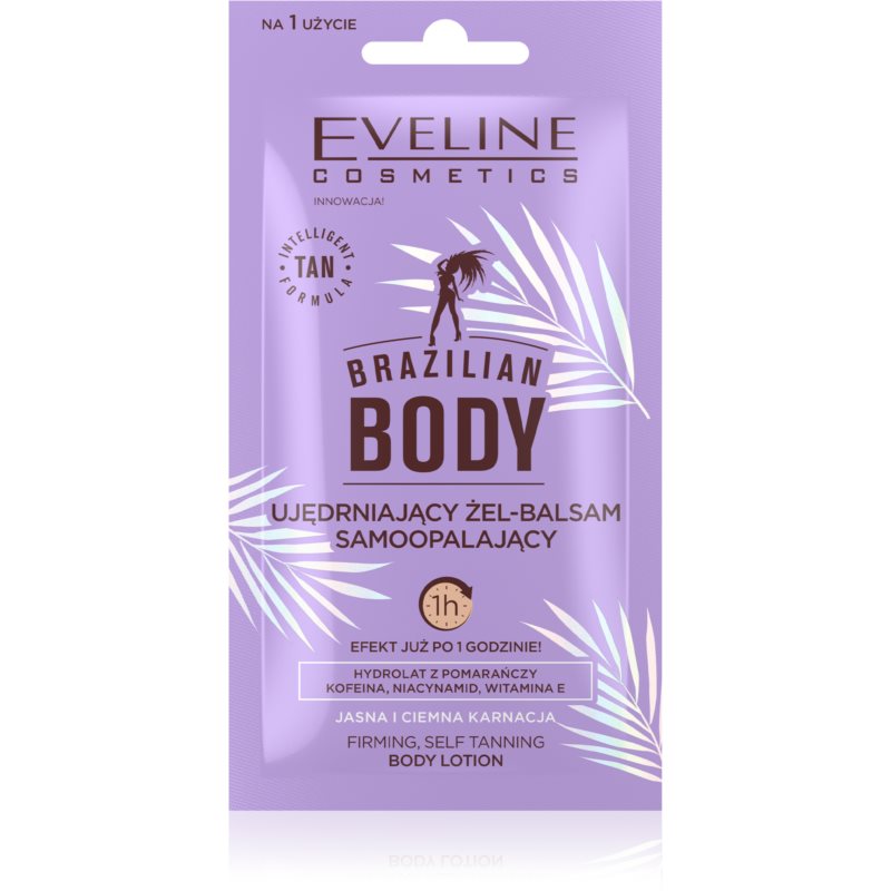 Eveline Cosmetics Brazilian Body Self Tan Gel With Firming Effect 12 Ml