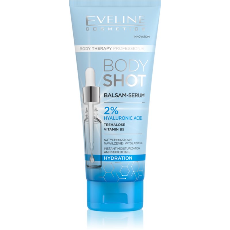 Eveline Cosmetics Body Shot 2% Hyaluronic Acid Djupt fuktgivande balsam För torr hud 200 ml female