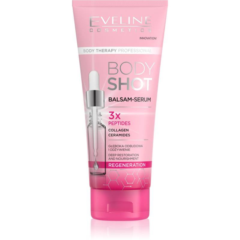 Eveline Cosmetics Body Shot 3x Peptides Regenererande balsam För mycket torr hud 200 ml female