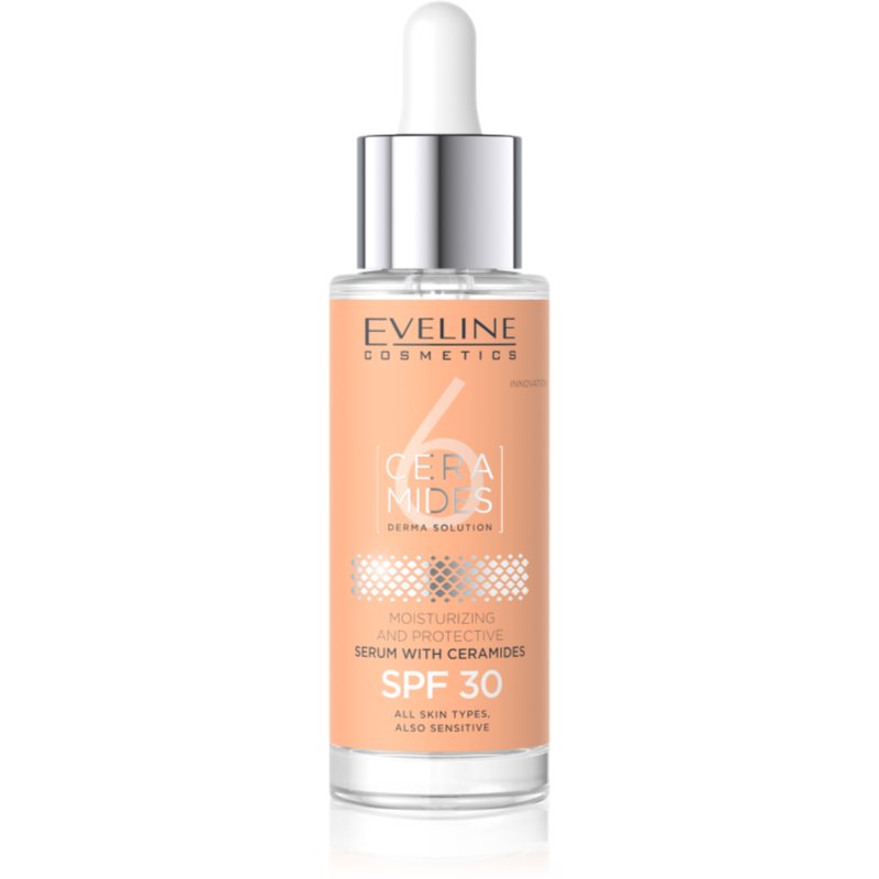 Eveline Cosmetics 6 Ceramides Skyddande serum För torr och känslig hud SPF 30 ml female