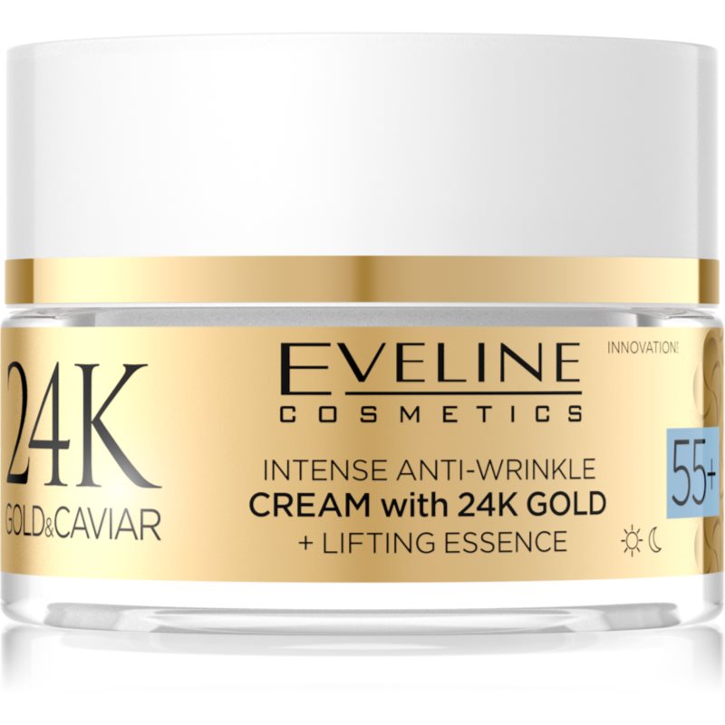 Eveline Cosmetics 24k Gold & Caviar Cream with 24K Gold anti-wrinkle cream 55  50 ml