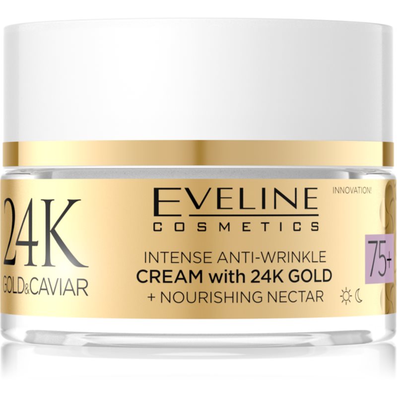 Eveline Cosmetics 24k Gold & Caviar Cream with 24K Gold anti-wrinkle cream 75  50 ml